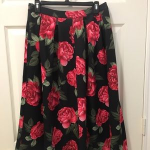 Floral skirt A Line.